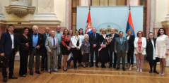 22 October 2019 The participants of the joint sitting of the Committee on the Diaspora and Serbs in the Region and the Culture and Information Committee 